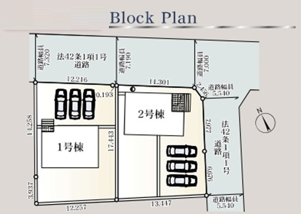 【仲介手数料無料】新築戸建　深谷市中瀬1669-6（全2棟）の区画図
