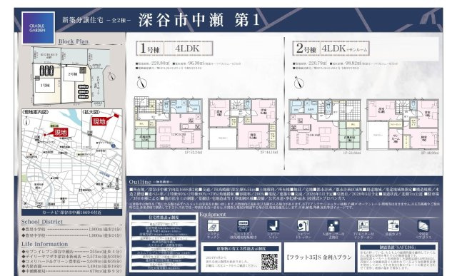 【仲介手数料無料】新築戸建　深谷市中瀬1669-6（全2棟）のその他