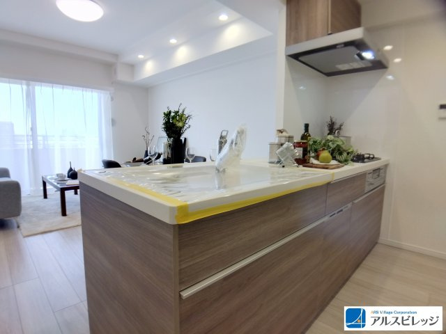 アステールふじみ野イーステーションのキッチン|対面キッチンがご家族の温かい時間を演出