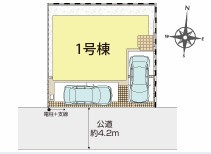 練馬区南大泉3丁目　新築一戸建　西武池袋線　保谷の区画図