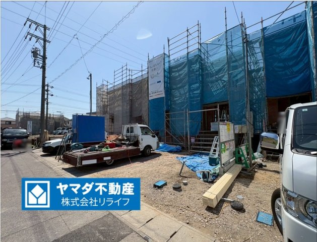 リーブルガーデン　各務原市各務おがせ町9丁目第3　全3区画分譲の外観|「現地（2026年5月18日）撮影」　
■外観写真　
■ヤマダ不動産　株式会社リライフ　