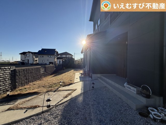 深谷市新戒　中古戸建の庭