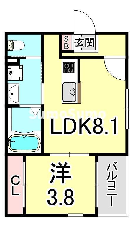 グランメゾン福の間取り