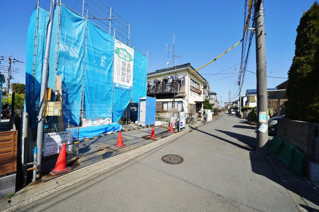 【横浜市瀬谷区宮沢2丁目29-3新築戸建て】★仲介手数料無料★（南瀬谷小学校・南瀬谷中学校）の前面道路含む現地写真