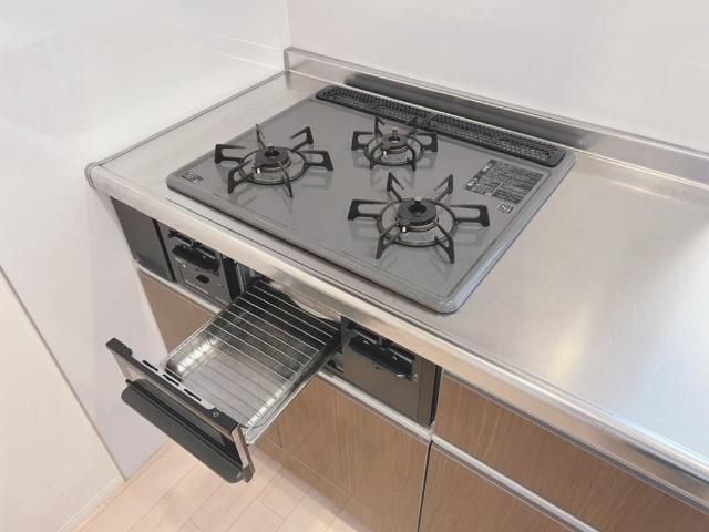 グランドソレーユの設備|3口ガスコンロ