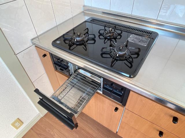 シティルミナスⅥの設備|3口ガスコンロ