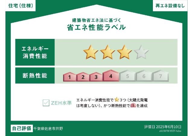 Ｍａｉｓｏｎ　ｄｅ　Ｔｈａｌｉａ （メゾン　ド　タリア）の省エネ性能ラベル|省エネ性能ラベル