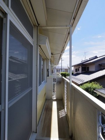 メゾンドボナールのバルコニー|陽当たり良好なバルコニーです