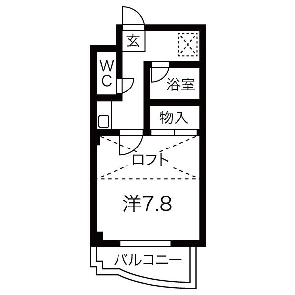 カーサコロナの間取り