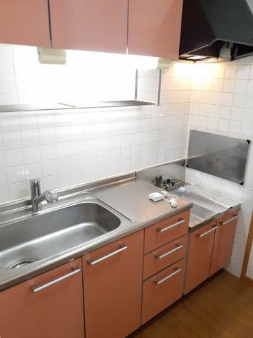 サンライズⅢのキッチン|きれいなキッチンです