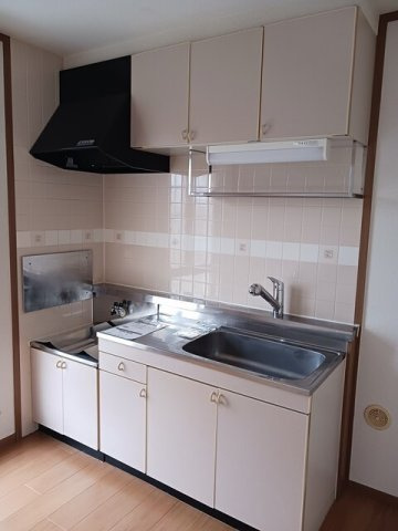 コーポ太陽Ⅱのキッチン|お料理しやすいキッチンです