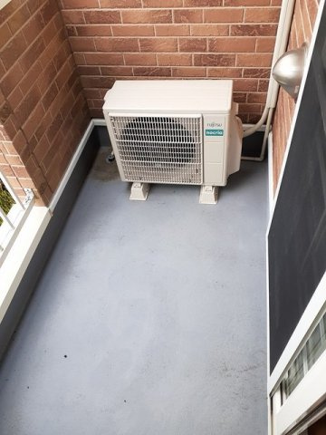 シティレジデンス　Ｂのバルコニー|暖かな日差しのふりそそぐバルコニー