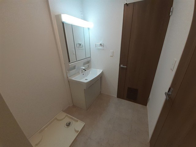 シエル　ファミールの独立洗面台|スペースが確保できる洗面所です