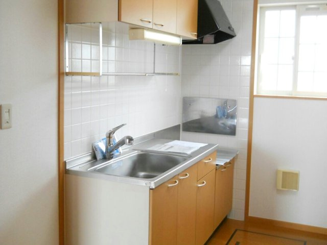 ラ・ボンヌ・シャンス．Ⅱのキッチン|使いやすいキッチンです