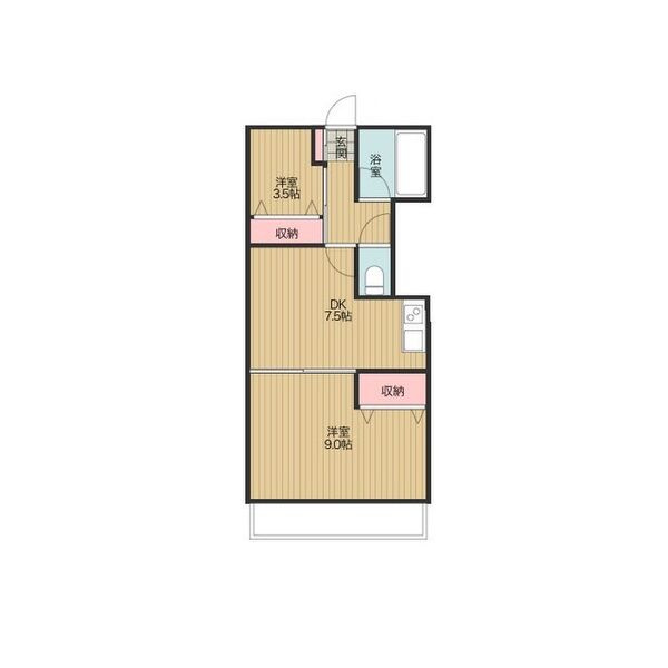 レジデンス丸新の間取り