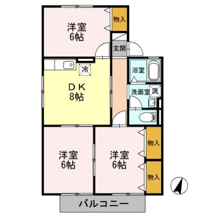 ぷらっとＭＩＹＵＫＩ　Eの間取り