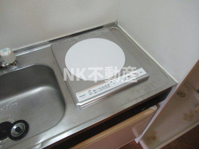 【キッチン】 | フルール五百石（八戸ノ里賃貸） | コンパクトなキッチンで掃除もラクラク