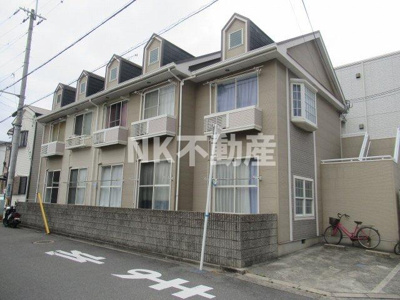 【外観】 | フルール五百石（八戸ノ里賃貸） | おしゃれな外観です