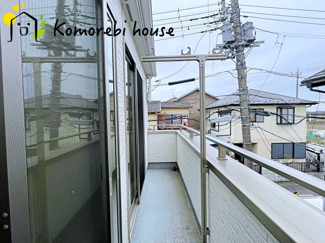 さいたま市見沼区大字西山村新田　中古一戸建てのバルコニー|26.3.2撮影済み