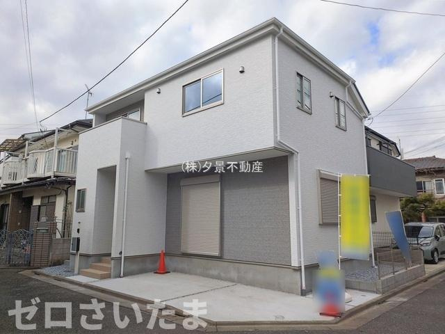 《仲介手数料無料》練馬区大泉学園町３丁目23-19新築一戸建てTerrechezの外観|南東角地で日当り良好です！