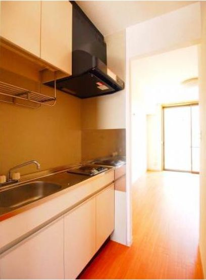 新宿区高田馬場４丁目の賃貸マンションのキッチン|マナ板が置けるスペースのあるシステムキッチン☆