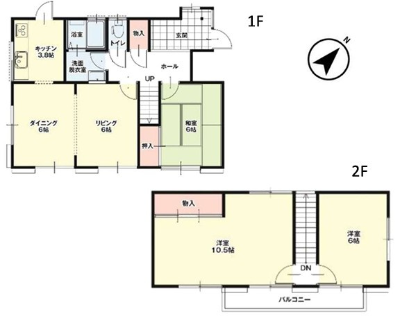 【間取り】 | 行田市棚田町　中古住宅  