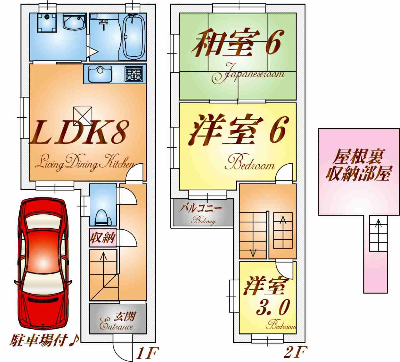 久保町7丁目貸家