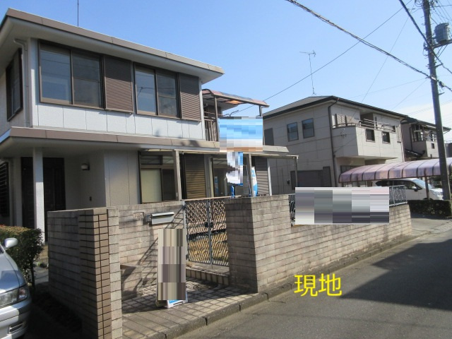 中古戸建　熊谷市玉井1973-352（期間限定現況販売）の前面道路含む現地写真