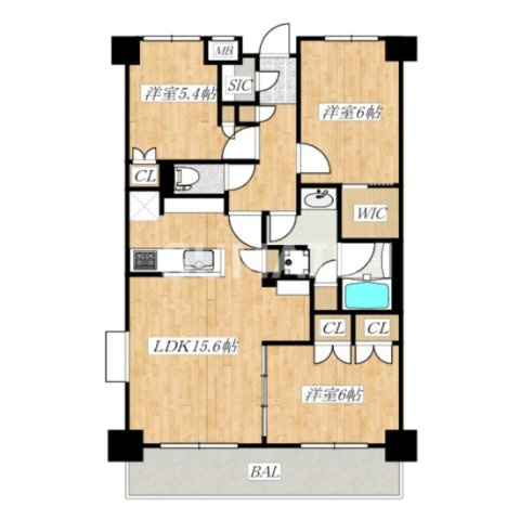 ステラメゾン田端の間取り|3LDKの間取りです☆