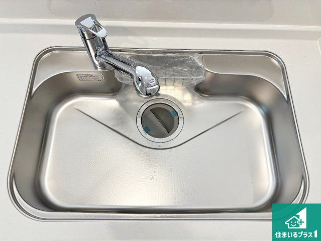 高槻市唐崎中　第3期　新築一戸建ての設備|広々としたシンクで食器洗いも楽々！