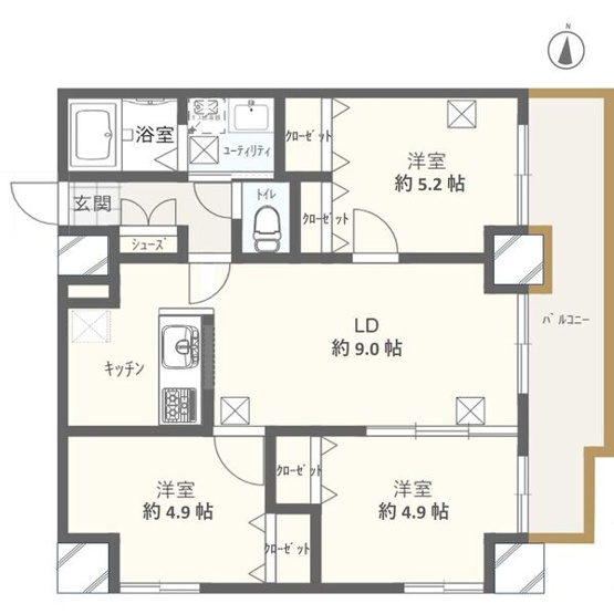 【間取り】 | ブロックヒルズ