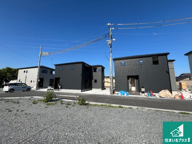 揖保郡太子町佐用岡　新築一戸建ての外観|お客様に長く安心して住んでいだだける事にこだわった家づくり！住んでからのアフターサービスにもしっかりと取り組んでいます！