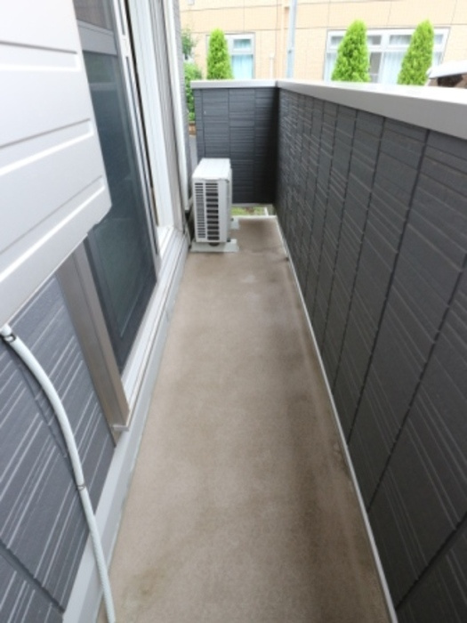 アステールピュールＫのバルコニー