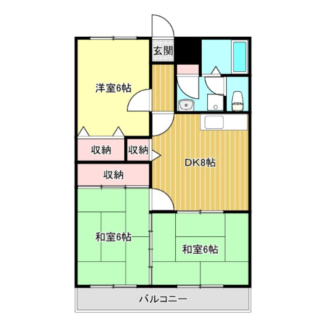 ニューMKハイツの間取り
