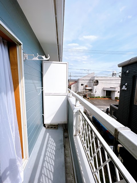 コーポアスナロのバルコニー