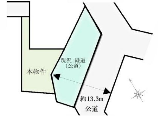 土地/新座市馬場２丁目の土地図