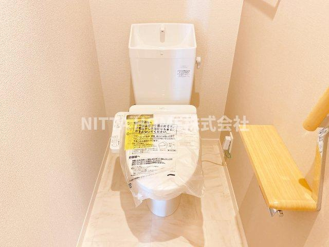 丹波市柏原町柏原のアパートのトイレ|ウォシュレットも完備◆