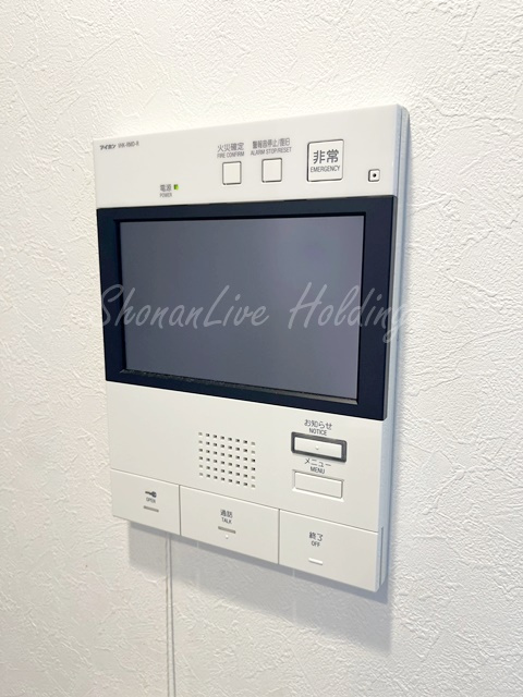 リヴシティ横濱関内弐番館のセキュリティ|モニタ付きインターホンで安心♪