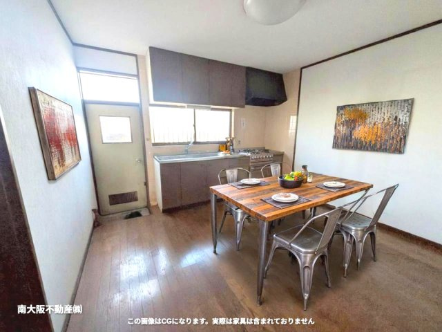 泉佐野市上之郷　中古戸建のキッチン|家具はイメージ画像です。