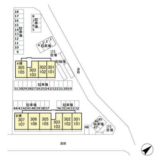 【区画図】 | グランドゥールⅤ　B棟