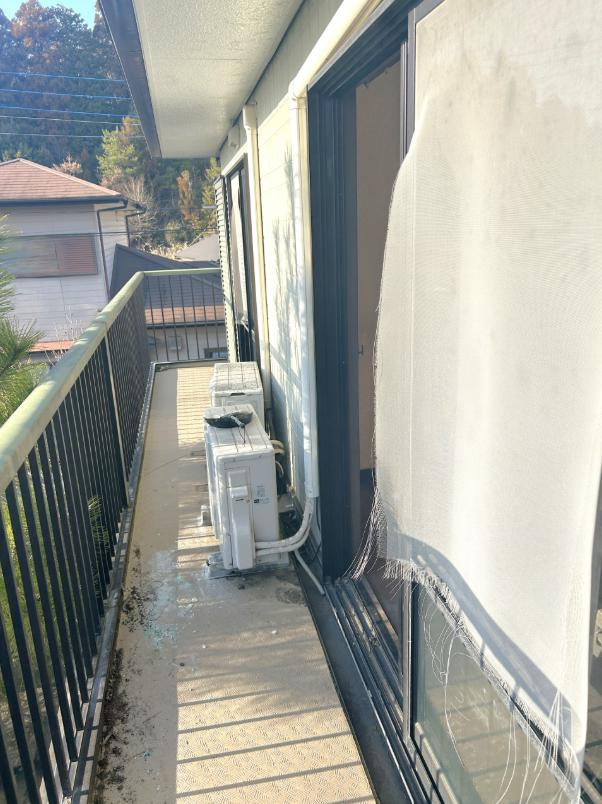 常陸太田市松栄町　中古戸建のバルコニー