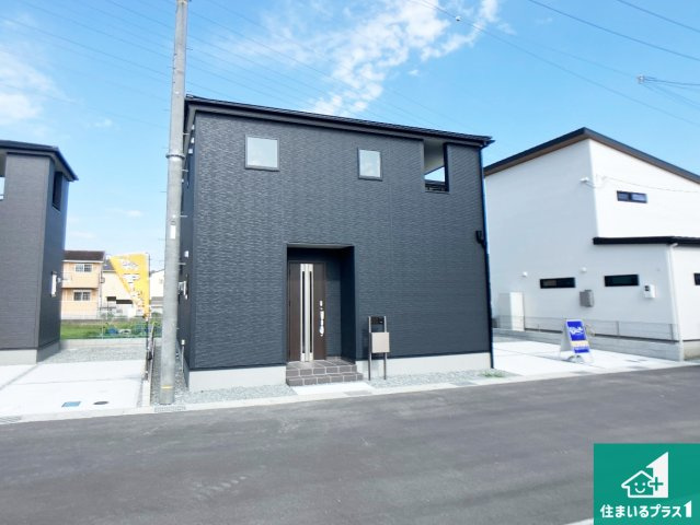 揖保郡太子町佐用岡　新築一戸建ての外観|お客様に長く安心して住んでいだだける事にこだわった家づくり！住んでからのアフターサービスにもしっかりと取り組んでいます！