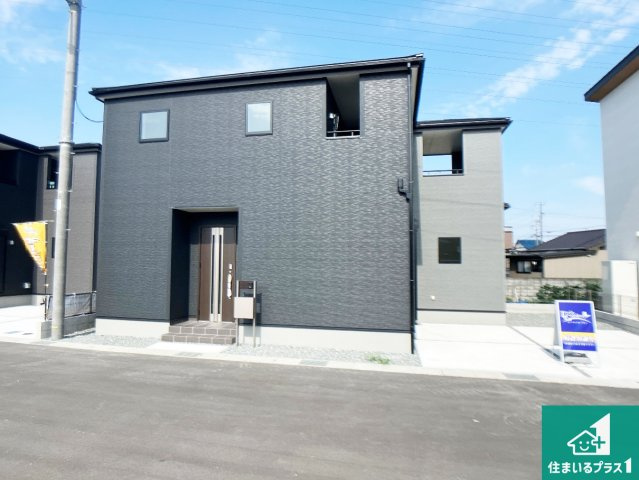 揖保郡太子町佐用岡　新築一戸建ての外観|お客様に長く安心して住んでいだだける事にこだわった家づくり！住んでからのアフターサービスにもしっかりと取り組んでいます！