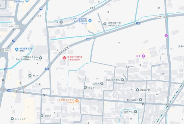 29日(土)30日(日)現地ご見学可能！高槻市唐崎中　全3邸の地図