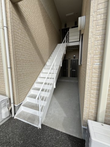 夕葉ガーデンハイツAのエントランス