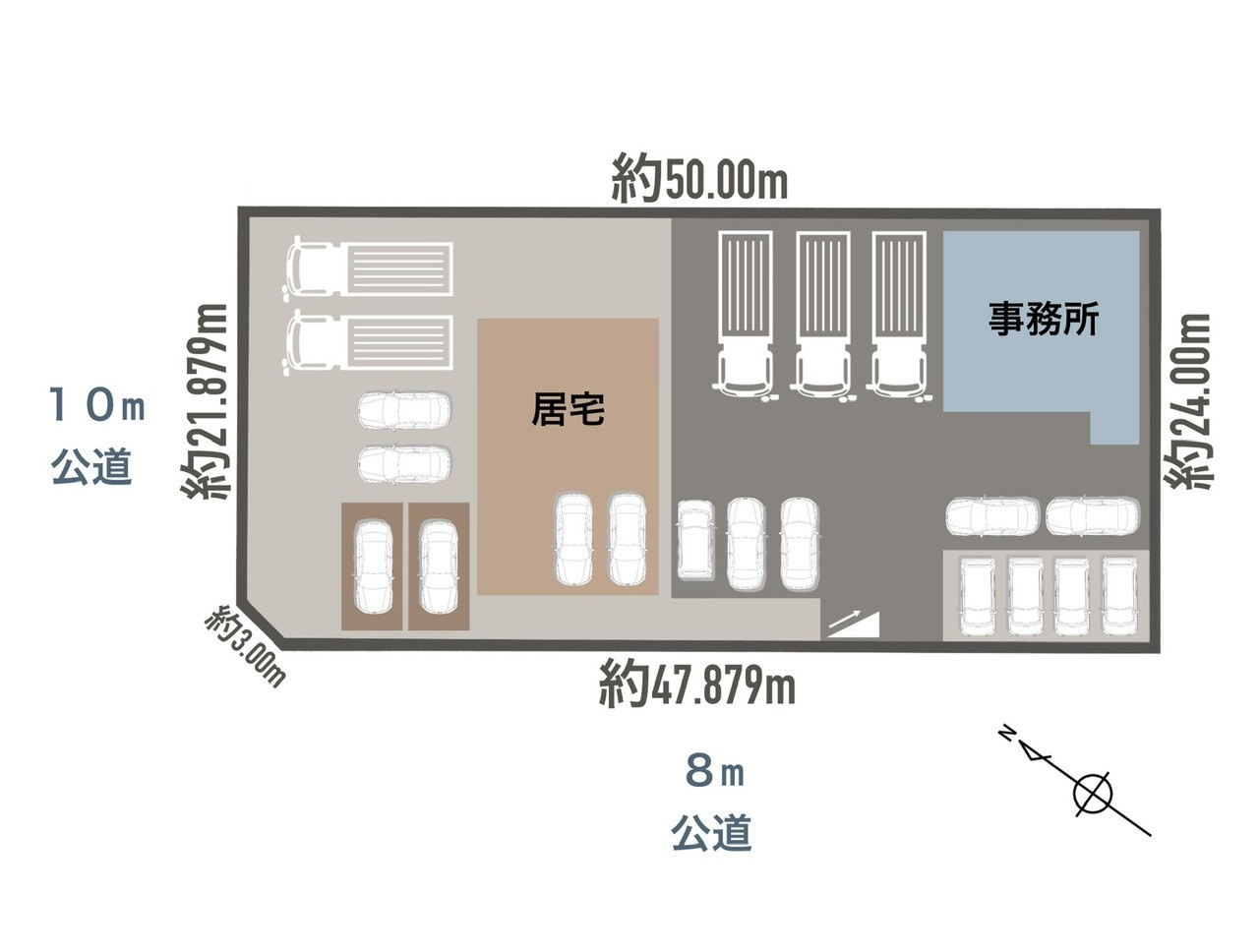 菊水元町2条5丁目　土地の土地図