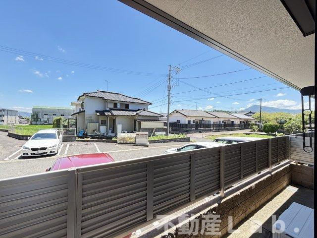 グランソレイユ　A棟のバルコニー