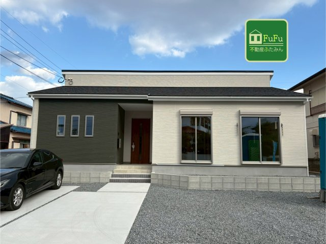 行橋市行事2丁目3期　新築一戸建ての外観|建売住宅では貴重な平屋住宅♪
【行橋市　新築戸建て】