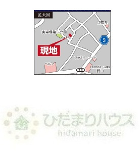 野田市柳沢新田6期　新築戸建　1号棟の地図|野田市柳沢・接道：南東側5.5ｍ公道