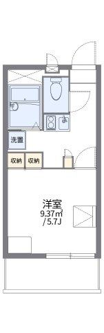 静岡市葵区新富町３丁目の賃貸マンションの間取り